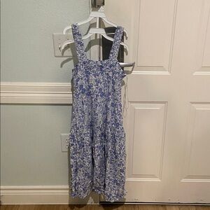 Alexander Jordan Blue and White Floral Dress